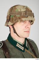  Photos Wehrmacht Soldier in uniform 4 Nazi Soldier WWII head helmet 0008.jpg